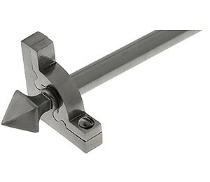 Sovereign Pyramid Plain Stair Rod - Pewter